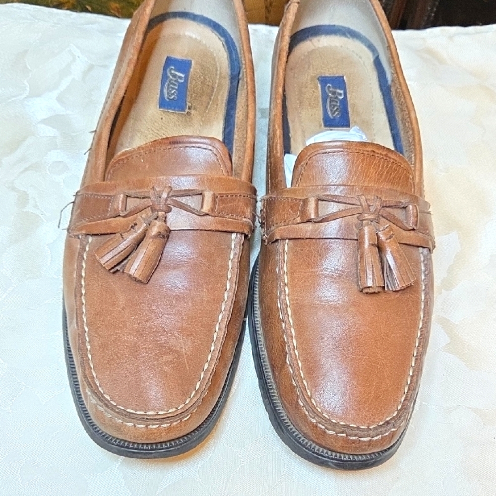 Bass Brown Leather Loafers